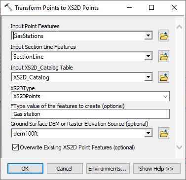 File:AHGW Subsurface Analyst XS2D Editor - Transform Points to XS2D Points.png