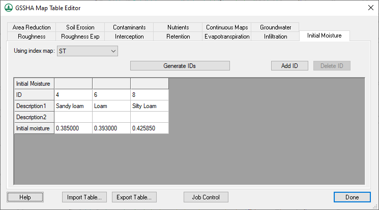 File:GSSHA Map Table Editor dialog Initial Moisture tab.png