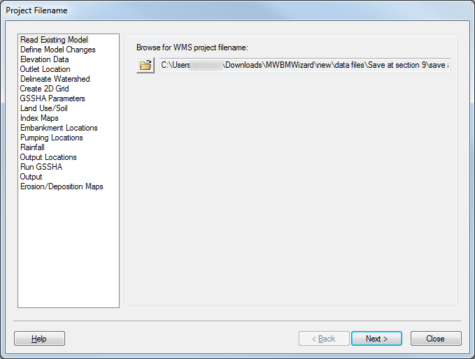 File:MWBM Wizard dialog - Read Existing Model.png