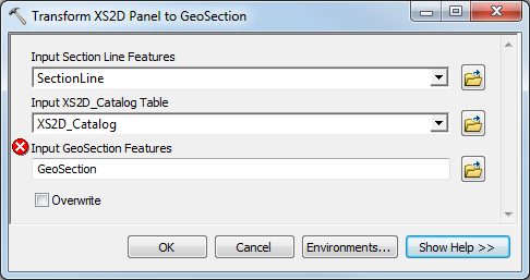 File:AHGW Subsurface Analyst XS2D Editor - Transform XS2D Panel to GeoSection.png