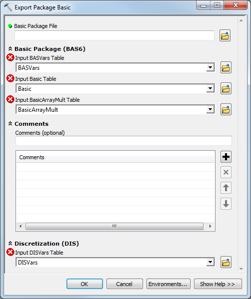 File:AHGW Export Package Basic dialog.png