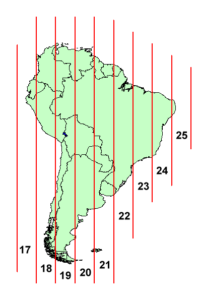 Utm zones map - gwgulu