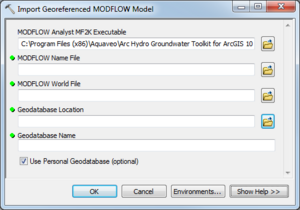 AHGW MODFLOW Analyst Import - Import Georeferenced MODFLOW Model.png